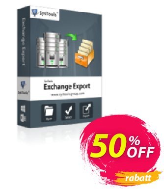 SysTools Exchange Mailbox Export Coupon, discount SysTools Exchange Export marvelous sales code 2024. Promotion: excellent promotions code of SysTools Exchange Export 2024