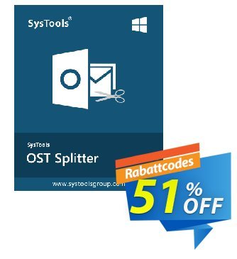 SysTools OST Splitter Coupon, discount 50% OFF SysTools OST Splitter, verified. Promotion: Awful sales code of SysTools OST Splitter, tested & approved