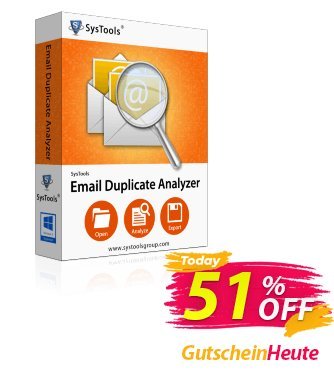 SysTools Email Duplicate Analyzer Coupon, discount SysTools Summer Sale. Promotion: formidable promo code of SysTools Email Duplicate Analyzer 2024