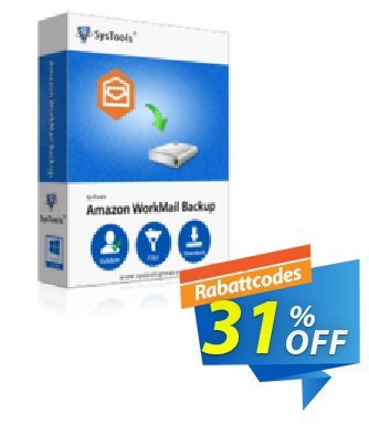 SysTools WorkMail Backup Coupon, discount SysTools Summer Sale. Promotion: impressive discounts code of SysTools WorkMail Backup 2024