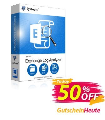 SysTools Exchange Log Analyzer - Site License Gutschein SysTools Summer Sale Aktion: big discounts code of SysTools Exchange Log Analyzer - Site License 2024