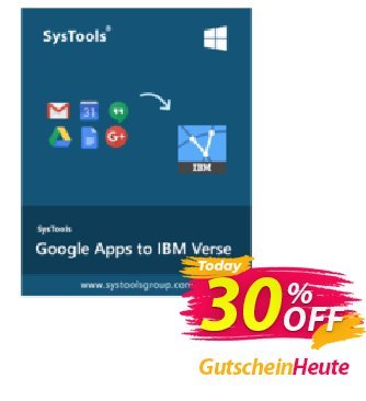 SysTools G Suite to IBM Verse Gutschein SysTools Summer Sale Aktion: stirring discount code of SysTools G Suite to IBM Verse 2024