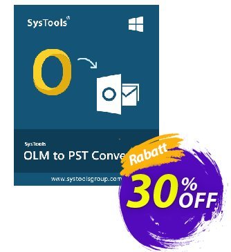 SysTools Outlook Mac Exporter - Enterprise License  Gutschein SysTools coupon 36906 Aktion: 