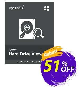 SysTools Hard Drive Viewer Pro Coupon, discount 50% OFF SysTools Hard Drive Viewer Pro, verified. Promotion: Awful sales code of SysTools Hard Drive Viewer Pro, tested & approved