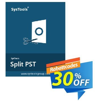 Split PST - Business License Gutschein SysTools coupon 36906 Aktion: 