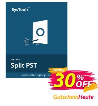 Split PST - Enterprise License Coupon, discount SysTools coupon 36906. Promotion: 