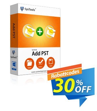 SysTools AddPST (Enterprise License) Coupon, discount SysTools coupon 36906. Promotion: 
