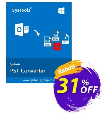 SysTools PST Converter Gutschein 30% OFF SysTools PST Converter, verified Aktion: Awful sales code of SysTools PST Converter, tested & approved