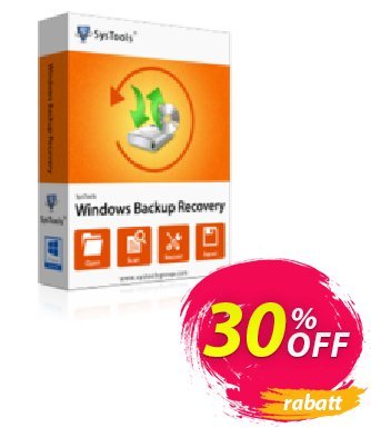 SysTools Windows Backup Recovery Coupon, discount SysTools Summer Sale. Promotion: amazing discounts code of SysTools Windows Backup Recovery 2024