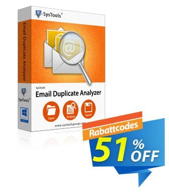 Email Duplicate Analyzer discount coupon SysTools Summer Sale - 