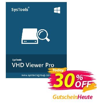SysTools VHD Viewer Pro Coupon, discount 25% OFF SysTools VHD Viewer Pro, verified. Promotion: Awful sales code of SysTools VHD Viewer Pro, tested & approved