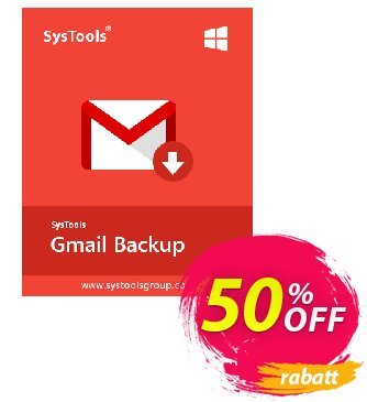 SysTools GMail Backup (50 Users) Coupon, discount SysTools coupon 36906. Promotion: 