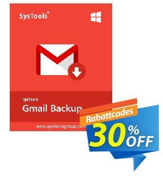 SysTools GMail Backup - 100+ Users  Gutschein SysTools coupon 36906 Aktion: 