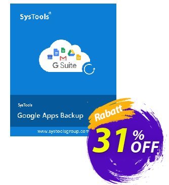 SysTools Google Apps Backup - Single License Gutschein SysTools coupon 36906 Aktion: 