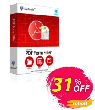 SysTools PDF Form Filler Coupon, discount SysTools Frozen Winters Sale. Promotion: Big deals code of SysTools PDF Form Filler 2024