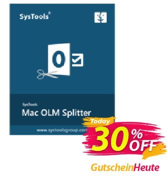 SysTools OLM Splitter (Mac) Coupon, discount SysTools Spring Offer. Promotion: Wonderful promo code of SysTools Mac OLM Splitter 2024