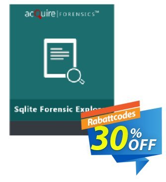 Acquire Sqlite Forensic Explorer - Admin License Coupon, discount SysTools Spring Offer. Promotion: Awesome discounts code of Acquire Sqlite Forensic Explorer - Admin License 2024