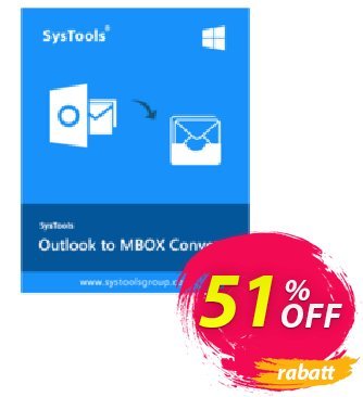 SysTools Outlook to MBOX discount coupon SysTools Summer Sale - 