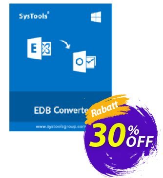 SysTools EDB Converter Coupon, discount SysTools Spring Offer. Promotion: Fearsome offer code of SysTools EDB Converter 2024