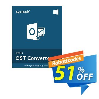 SysTools OST Converter Gutschein SysTools Pre Monsoon Offer Aktion: Big discount code of SysTools OST Converter 2024