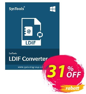 SysTools LDIF Converter discount coupon 30% OFF SysTools LDIF Converter, verified - Awful sales code of SysTools LDIF Converter, tested & approved