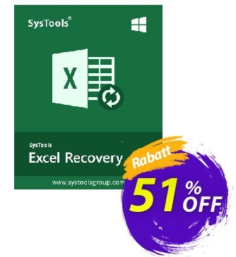 SysTools Excel Recovery Gutschein 50% OFF SysTools Excel Recovery, verified Aktion: Awful sales code of SysTools Excel Recovery, tested & approved