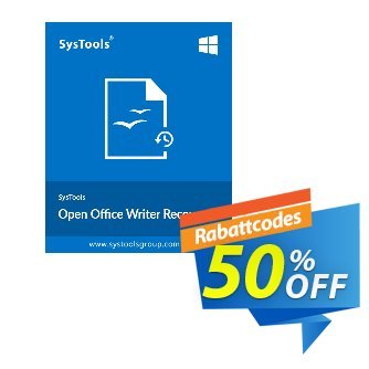 SysTools OpenOffice Writer Recovery (Business) discount coupon SysTools coupon 36906 - 