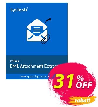 SysTools EML Attachment Extractor Coupon, discount 30% OFF SysTools EML Attachment Extractor, verified. Promotion: Awful sales code of SysTools EML Attachment Extractor, tested & approved