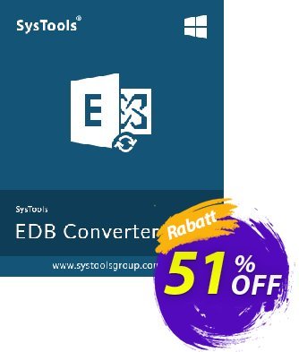 SysTools Exchange EDB to EML Converter discount coupon 50% OFF SysTools Exchange EDB to EML Converter, verified - Awful sales code of SysTools Exchange EDB to EML Converter, tested & approved