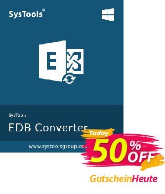 SysTools Exchange EDB to EML Converter (Business) Coupon, discount SysTools coupon 36906. Promotion: 