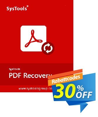 SysTools Mac PDF Recovery - Business License  Gutschein 30% OFF SysTools Mac PDF Recovery (Business License), verified Aktion: Awful sales code of SysTools Mac PDF Recovery (Business License), tested & approved