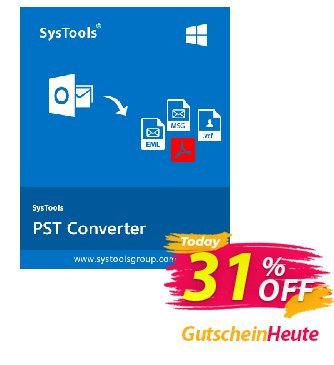 SysTools Outlook Conversion Coupon, discount SysTools coupon 36906. Promotion: 