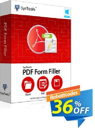 SysTools PDF Form Filler Coupon, discount SysTools Summer Sale. Promotion: 