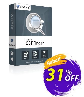 SysTools Outlook OST Finder Coupon, discount SysTools coupon 36906. Promotion: 