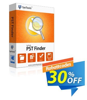 SysTools PST Finder (Enterprise License) discount coupon SysTools coupon 36906 - 