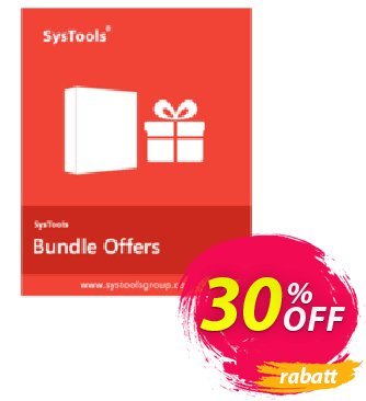 Bundle Offer - Outlook PST Finder + PST Merge + Split PST (Business License) discount coupon SysTools coupon 36906 - 