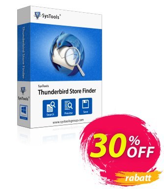 SysTools Thunderbird Store Finder - Enterprise  Gutschein SysTools coupon 36906 Aktion: 
