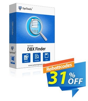 SysTools DBX Finder discount coupon SysTools Summer Sale - 