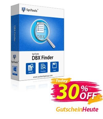 SysTools DBX Finder (Enterprise License) discount coupon SysTools coupon 36906 - 