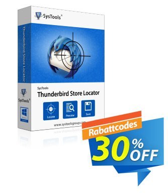 SysTools Thunderbird Store Locator (Business) discount coupon SysTools coupon 36906 - 
