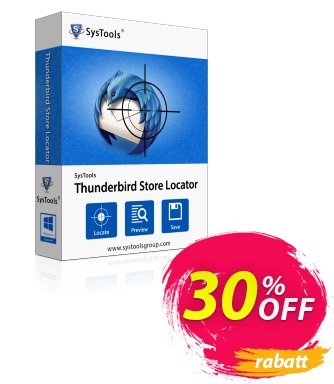 SysTools Thunderbird Store Locator (Enterprise) Coupon, discount SysTools coupon 36906. Promotion: 