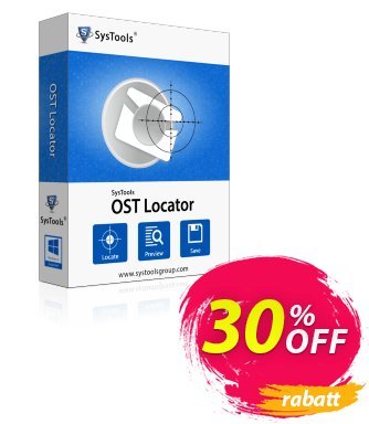 SysTools OST File Locator (Business License) Coupon, discount SysTools coupon 36906. Promotion: 