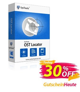 SysTools OST File Locator (Enterprise License) Coupon, discount SysTools coupon 36906. Promotion: 