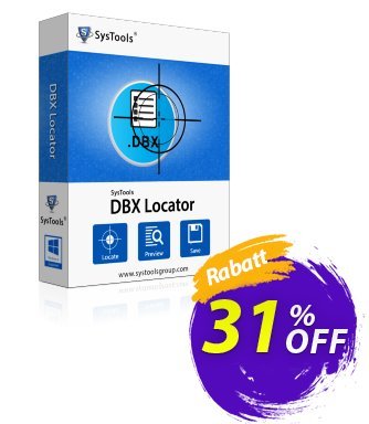 SysTools DBX Locator discount coupon SysTools Summer Sale - 