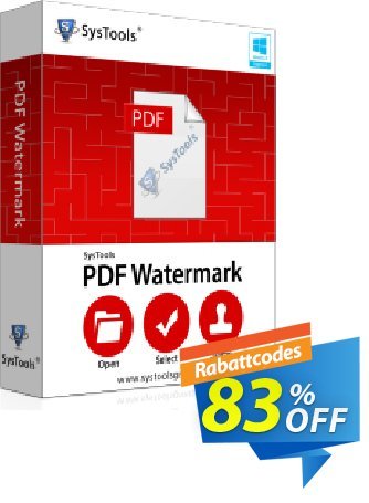 SysTools PDF Watermark discount coupon SysTools Pre-Spring Exclusive Offer - 