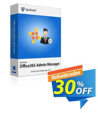 SysTools Office365 Admin Manager Gutschein SysTools coupon 36906 Aktion: 