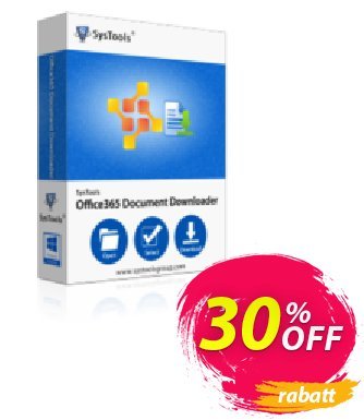 SysTools Office 365 Document Downloader (1000+ Users) Coupon, discount SysTools coupon 36906. Promotion: 