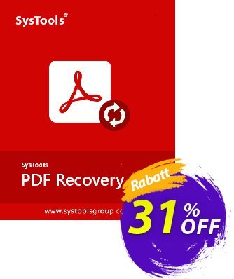 SysTools PDF Recovery Coupon, discount SysTools Summer Sale. Promotion: 