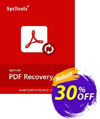 SysTools PDF Recovery (Business License) Coupon, discount SysTools Summer Sale. Promotion: 