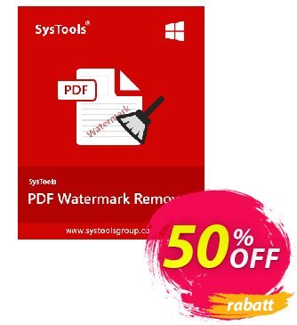 SysTools PDF Watermark Remover (Business) discount coupon SysTools coupon 36906 - 